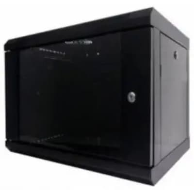 Шафа настінна Hypernet 9U 19" 600x500 (WMNC-500-9U-FLAT-BLACK)