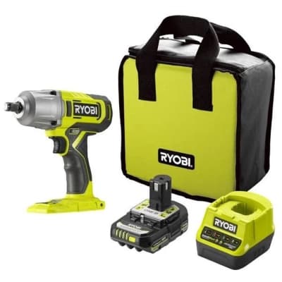 Гайковерт Ryobi ONE+ ударний RIW18-1C20SA3, 18V, 2Ah, 2600об/хв. 800Нм, 1/2" 3 шв, сумка (5133005664)