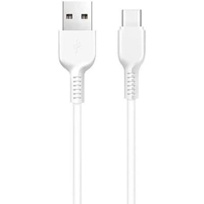Дата кабель USB 2.0 AM to USB-C 1.0m 3A white HOCO (6957531068853)