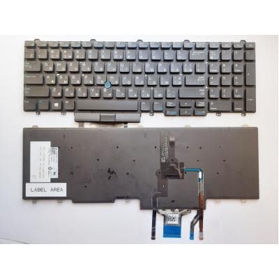 Клавіатура ноутбука Dell Latitude E5550 черная,трек,подсв (A46080)