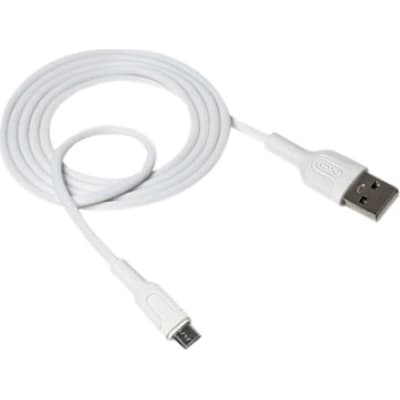 Дата кабель USB 2.0 AM to Micro 5P 1.0m NB212 2.1A White XO (XO-NB212m-WH)