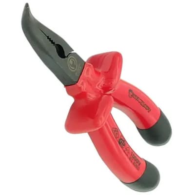 Плоскогубці Стандарт діелектричні подовжені 6" загнуті, (IBN0106)