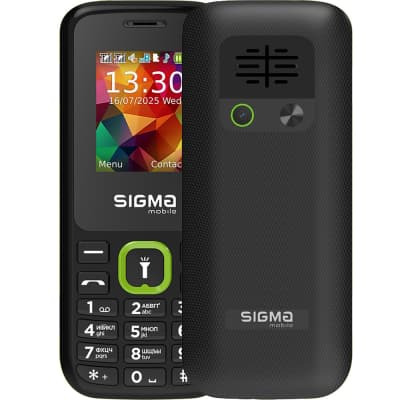Мобільний телефон Sigma X-style 171 MINI Black-Green (4827798813720)
