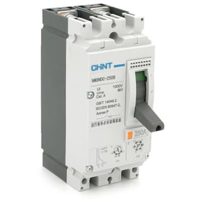 Автоматичний вимикач CHINT NM8NDC-250B-DC500V-2P