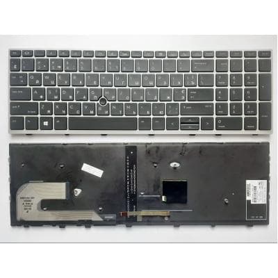Клавіатура ноутбука HP EliteBook 850/755/ZBook15u G5 черн/серебр/подсв (A46131)