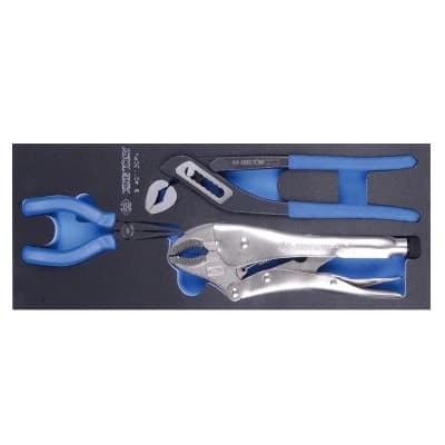 Набір інструментів KING TONY плоскогубці, кліщі, затиск (9-40113GPV)