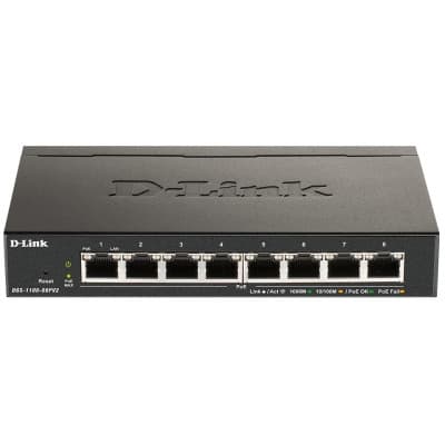 Комутатор мережевий D-Link DGS-1100-08PV2