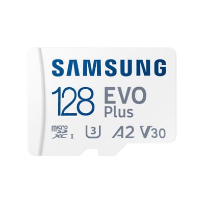 Карта пам'яті Samsung 128GB microSD class 10 UHS-I U3 V30 A2 EVO Plus (MB-MC128SA/EU)