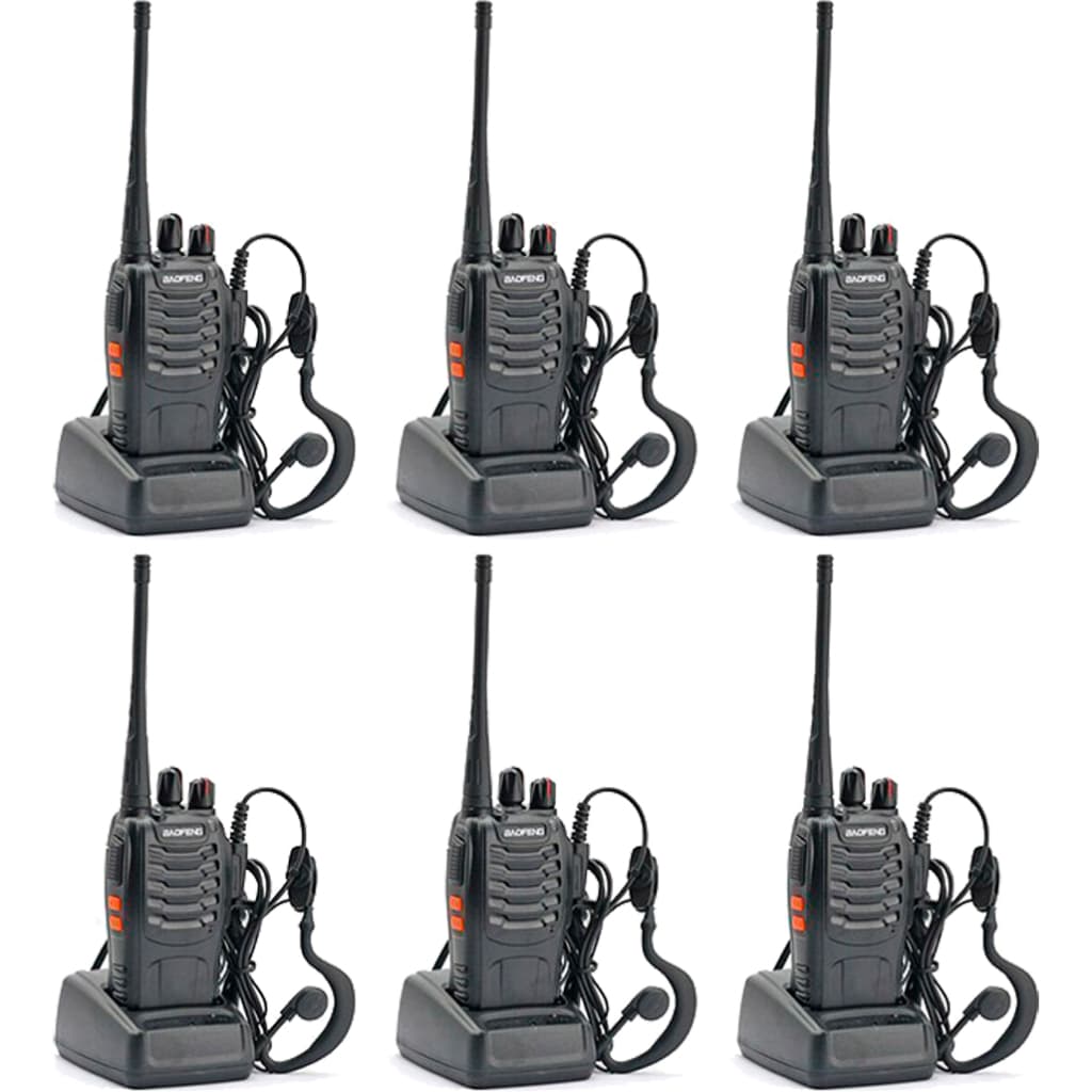 Портативна рація Baofeng BF-888S Six Pack комплект 6 шт (2200000758996)
