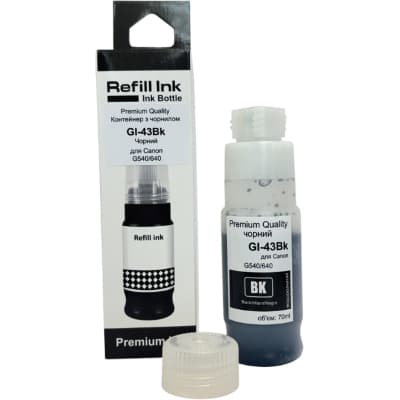 Чорнило Premium Quality Canon GI-43 70мл Black 4698C001 (70264927)