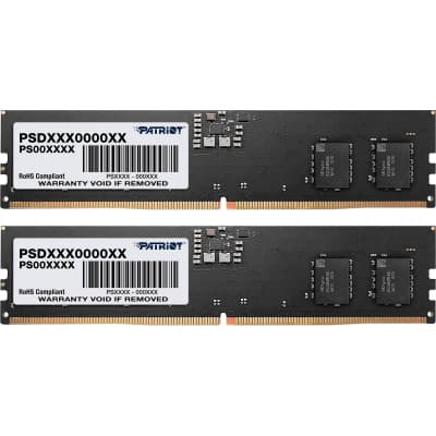 Модуль пам'яті для комп'ютера DDR5 16GB (2x8GB) 4800 MHz Signature Line Patriot (PSD516G4800K)