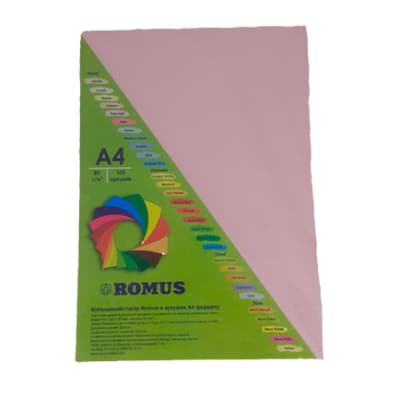 Папір Romus A4 160 г/м2 100sh Pink flamingo (R50607)
