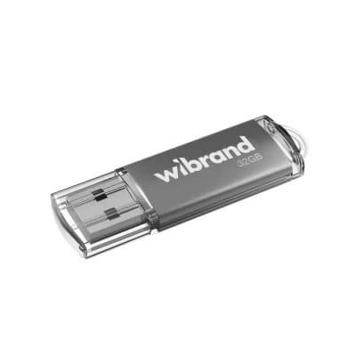 USB флеш накопичувач Wibrand 32GB Cougar Silver USB 2.0 (WI2.0/CU32P1S)
