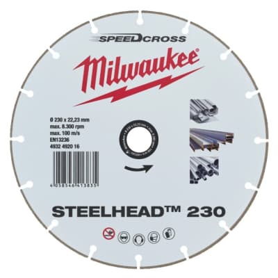Круг відрізний Milwaukee алмазний STEELHEAD 230 (4932492016)