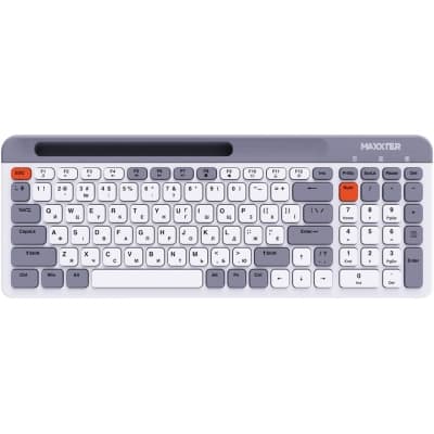 Клавіатура Maxxter KBW-02G-UA Wireless Grey (KBW-02G-UA)