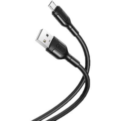 Дата кабель USB 2.0 AM to USB-C 1.0m 2.1A Black XO (XO-NB212c-BK)