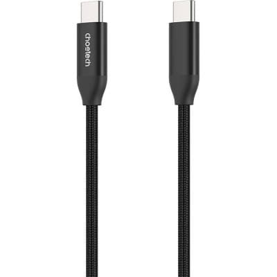 Дата кабель USB-С to USB-С 2.0m 240W USB2.0 Choetech (XCC-1036-BK)