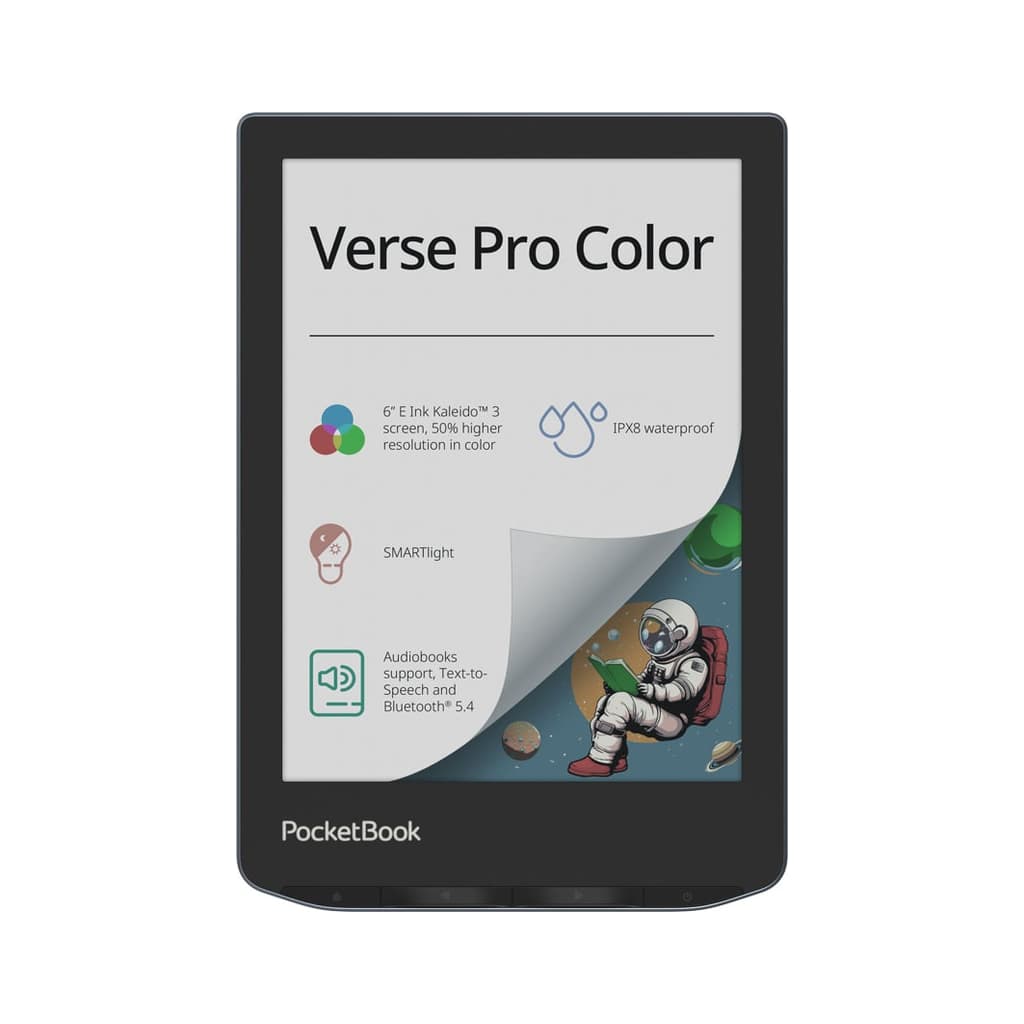 Електронна книга Pocketbook 634K3 Verse Pro Color, StormySea (PB634K3-1-CIS)