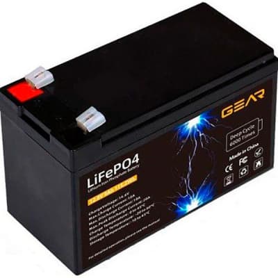Батарея LiFePo4 GEAR 12.8V - 9Ah (GB-LiFePo4-12.8-9)