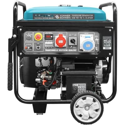 Генератор Konner&Sohnen KS 15-1E 1/3 ATSR, 230/400В, 3 Фази, 12.48/11.5кВт, АВР(ATS), електростартер, 155кг (KS15-1E1/3ATSR)