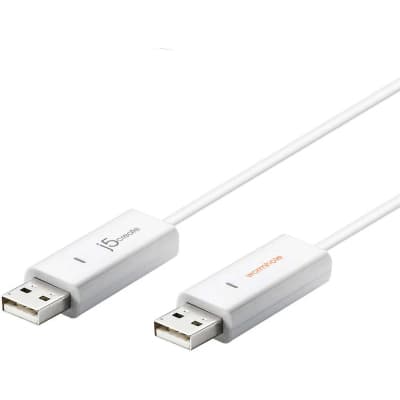 Дата кабель USB 2.0 AM/AM 1.8m Windows & Mac J5create (JUC400-N)