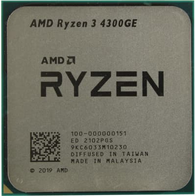 Процесор AMD Ryzen 3 4300GE (100-000000151)
