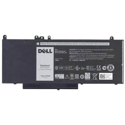 Акумулятор до ноутбука Dell Latitude E5550 G5M10, 43Wh (5800mAh), 4cell, 7.4V, Li-Pol AlSoft (A71172)