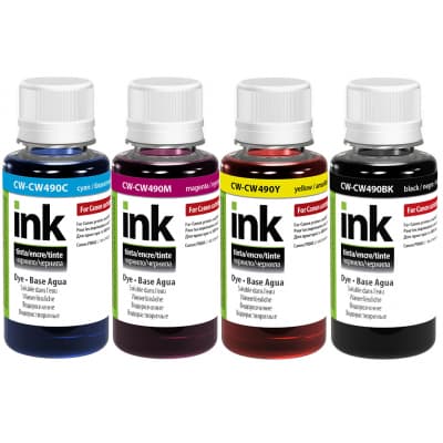 Чорнило ColorWay Canon GI-490 (4х100мл) BK/С/M/Y (CW-CP490/CW490SET01)
