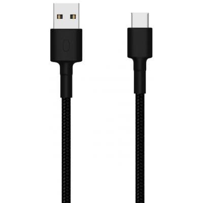 Дата кабель USB 3.0 AM to USB-C 1.0m Braide Black Xiaomi (387945)