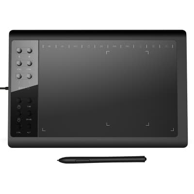 Графічний планшет Bosto 1060 Plus Black (B1060PLUS)