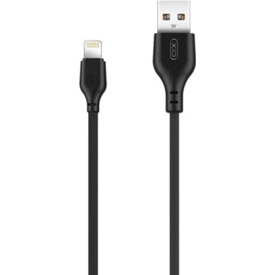 Дата кабель USB 2.0 AM to Lightning 1.0m 2.1A NB103 black XO (6920680862702)