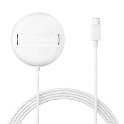 Зарядний пристрій Belkin UltraCharge Magnetic Kickstand 15В white (WIA011HQWH)
