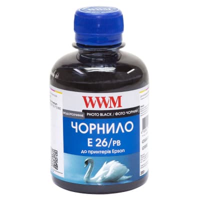 Чорнило WWM EPSON XP-600/XP-605/XP-7005 (Photo Black) (E26/PB)