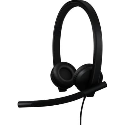 Навушники Logitech H570e Corded for Business Stereo Teams USB-A Black (981-001430)