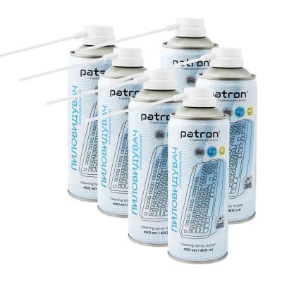 Стиснене повітря для чистки spray duster 400ml*6 Patron (CS-PN-F3-020-5)