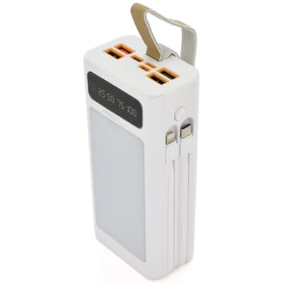 Батарея універсальна ACL 30000mAh, LIGHTER, Type-C + Lighting, White (PW-85)