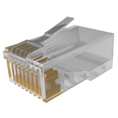 Конектор Molex RJ45 cat.5e UTP, 1.27 мкм gold (02-558P)