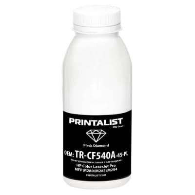 Тонер HP CLJ Pro MFP M280/M281/M254, 45г Black Printalist (TR-CF540A-45-PL)