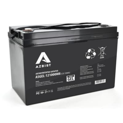 Батарея до ДБЖ AZBIST 12V 100 Ah Super GEL (ASGEL-121000M8)