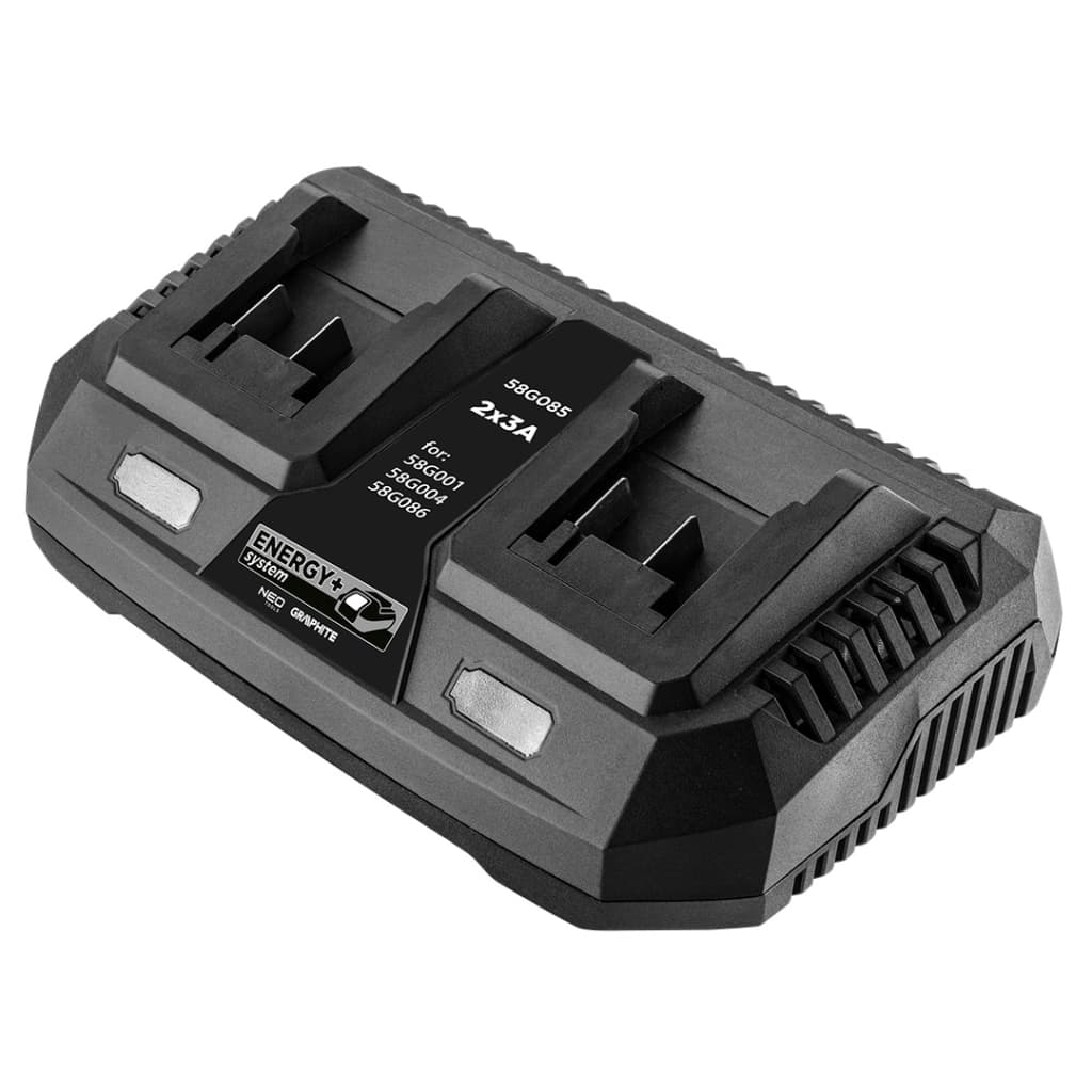 Зарядний пристрій для акумуляторів інструменту Graphite Energy+ 18V, 3А,0.74кг (58G085)