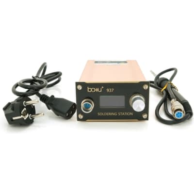Паяльна станція Bakku BA-937 із цифровою індикацією на паяльник, DC:110-240V, 4A,120W, (165*180*100) 0,85 кг (BA-937)