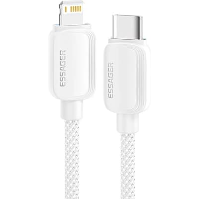 Дата кабель USB-C to Lightning 1.0m 20W white Essager (EXCTL-WL02-P)