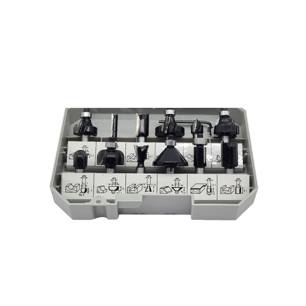 Набір фрез HAISSER набір по дереву, 12 шт. (120863)