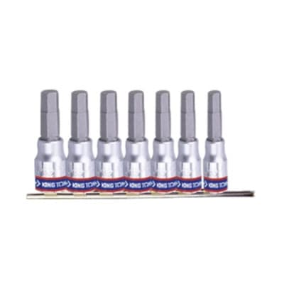 Торцева головка KING TONY Н3-Н10, 7 шт. (2127PR)