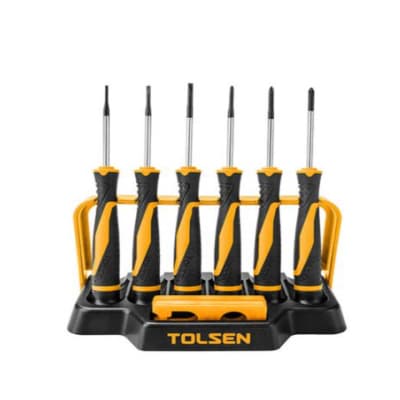 Набір викруток Tolsen для точних робіт 8 шт. SL1,5;2,0;2,5 PH000;00; 50 мм (20193)