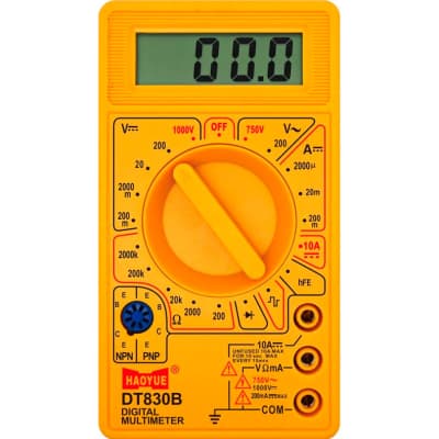 Цифровий мультиметр HAOYUE DT-830B, щупи, Box (HAOYUE DT-830B)