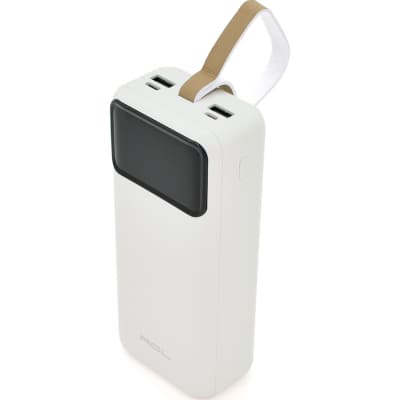 Батарея універсальна ACL 30000mAh, TypeC + Micro, White (PW-88W)