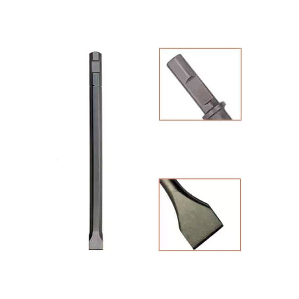 Зубило для перфоратора DeWALT з хвостовиком шестигранник 19мм, плоске, 25х400мм (DT6942)