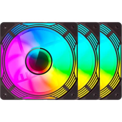 Кулер до корпусу Gamemax KF300R BK