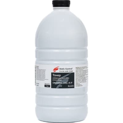 Тонер Okidata 3 (Glossy) 1кг black фасовка Static Control (OKIUNIV3-1KG-K-P)